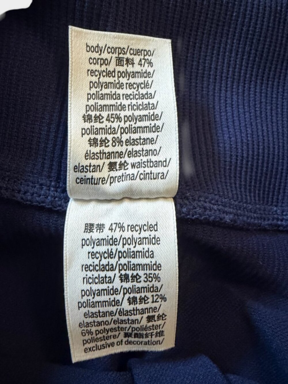 PINK Victoria’s Secret Large Navy Blue High Waist Leggings - Picture 10 of 13